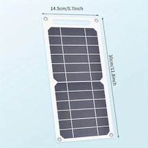 Xuweiwei 1 Adet Yeni Stil Güncellenmiş Solar Panel 3 Taşınabilir 5v Güneş Paneli Ip44 Usb Şarj Stabilizatörü Güç Bankası Kamp Ev Kullanımı