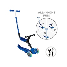 Globber Go Up Active Işıklı Scooter - Lacivert