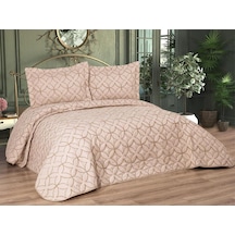 Parolin Çift Kişilik Kapitoneli Yatak Örtüsü Bej Bej