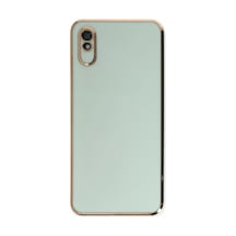 Xiaomi Redmi 9a Kılıf Volet Silikon - Açık Yeşil 0.2M-Çok Renkli