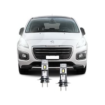 Peugeot 3008 2013-2016 Led Kısa Far Ampulü Mini Led 2'li Set H7