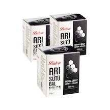 Balen Arı Sütü Bal Polen 3 x 230 G 4000 MG