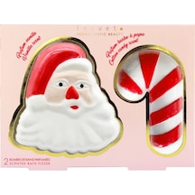 Inuwet Noel Baba Ve Baston Şeker Şeklinde 2'li Banyo Bombası Seti Fresh