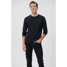 Mavi Erkek T Shirt 064622-21842 Siyah Siyah