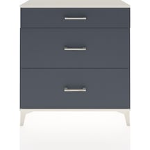 Arges Şifonyer 3 Çekmeceli 88x30x96 Aytaşı-antrasit Aytaşı