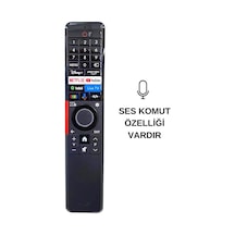 Vestel Live Tv Tuşlu Type-c Şarjlı Tv Kumandası - Ses Komutlu