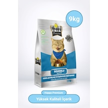 Happy Kısırlaştırılmış Somonlu Kuru Kedi Maması 9 KG