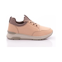 Dgn P50 Kadin Bağcikli Spor Ayakkabi P50-1512-R0152 Bej