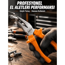 Ergonomik Saplı Hassas Krama Dövme Çelik Pense