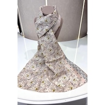 Cardion Lunira Silk Pamuk İpek Şal Sweet Line Ekru