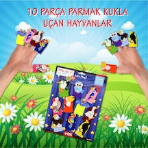 Tox Uçan Hayvanlar 10 Parça Parmak Kukla Set T222