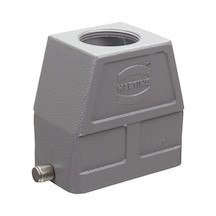 Harting Han 10B Metal Konnektör Kaputu Yan Giriş M32 Heavy Duty Connector Hood 19300100547