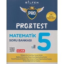 Bilfen 5.sınıf Pro&test Matematik Soru Bankası Yeni Müfredat