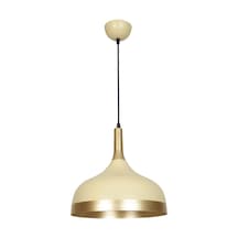 Cosmos Özel Tasarım Spor Modern Krem Rengi Gold Detaylı Metal Cafe-mutfak Tekli Sarkıt Avize Diğer