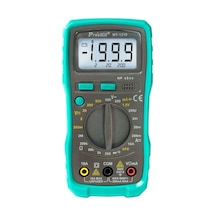 Ten, Proskit Mt-1210 Dijital Multimetre Kompakt Ölçü Aleti Ac/dc Volt, Akım Ve Direnç Ölçer