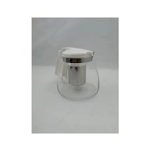 Hubrendy Tedarik Çelik Süzgeçli Cam Demlik 900 Ml. Royaleks-8882 Diğer