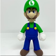 Luigi Figürü - Süper Mario Kardeşler 3d Baskı Karakter Biblo