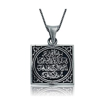 Gümüş Nazar Duası Kadın Kolye (551161833)