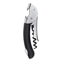 Çelik Çift Kollu Garson Tirbuşon, Gümüş/siyah, 1 Ct