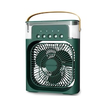 Ofis Yatak Odası-b Için Klima 5 Delikli Sprey Sessiz Masa Fanı 2087 Yeşil