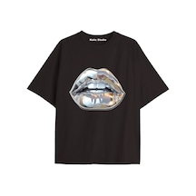 Kalic Studio Unisex Bay Grillz Tee Desenli Siyah Yazlık T-shirt Siyah-173