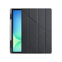 Magicool Apple iPad Uyumlu Pro 11 2024 Kılıf Kalemlikli Hugo Tablet Kılıfı - Siyah Diğer