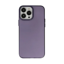 Apple Uyumlu iPhone 14 Pro Max Uyumlu Kılıf Modos Metal Kapak - Mor
