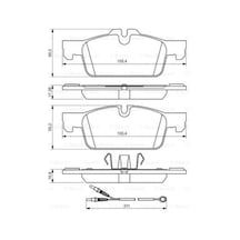 Peugeot 508 2010- (283mm Cap Fren Diski) Ön Balata Marka