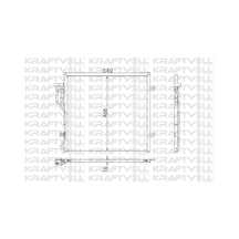 Klıma Radyatoru Mekanık Jeep Cherokee 01 12 Kraftvoll 08060217
