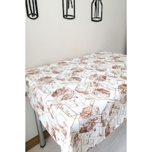 Altı Astarlı Muşamba Masa Örtüsü -geo