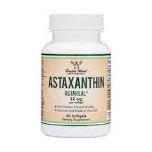 Double Wood Astaxanthin 12mg 60 Softgel Ösg Özel Sporcu Gıdaları Max Strength Only Patented ... Aromasız