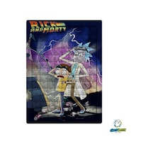 Ghostbastır Design Rick And Morty 99 Parça Ayaklı Puzzle Dekoratif Çocuk Yapbozu 0181