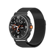 Samsung Galaxy Watch 8 40mm /watch 8 44mm / Classic 46mm Uyumlu Hasır Örgü Metal Milano Kordon