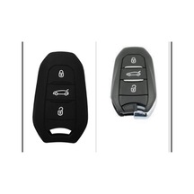 Peugeot 308 508 2008 3008 4008 5008 Rifter Silikon Anahtar Kılıfı Eller Serbest Siyah Renk
