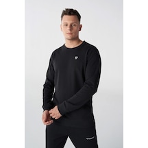 Hummel T-ıc Ico Sweatshirt Siyah Erkek Sweatshirt Siyah