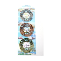 Hubrendy Emin İstanbul Temalı Metal Magnet 3'lü Set