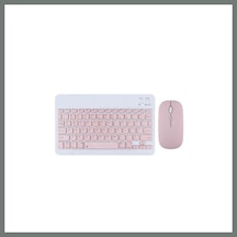 Bezos Kyb71 Kablosuz Türkçe Q Klavye Mouse Set - Pembe Mmbz Diğer