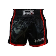 Dragondo Mt3092 Muay Thai Kick Boks Şortu Dijital Baskılı Siyah Şort