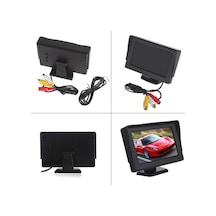 4.3 İnç Lcd Araç Monitör Geri Vites Kamerası Uyumlu