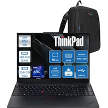 Lenovo ThinkPad E16 Gen 3 21SR006RTXF41 Ultra 7 255H 128 GB 256 GB SSD 16" Free Dos Dizüstü Bilgisayar + Zetta Çanta