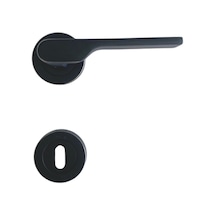 2019 Siyah Rozetli Oda Kapı Kolu 1 Takım Oda