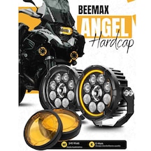E-mark- Tip Onaylı Beemax White Angel Hardcap 140 Watt Profesyonel Motosiklet Led Sis Far Takımı Bmw 1200-1250-1300gs
