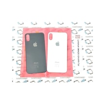 Apple Uyumlu iPhone X Arka Pil Batarya Kapağı ( Cam) (255150601)