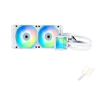 Bıtfenıx 240mm Cube 240 Aıo-240-ww27a-rp Argb Sıvı Soğutmalı Am5-1851p İşlemci Fanı Beyaz