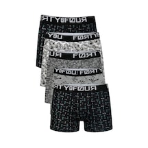 Orivra 10'lu Erkek Pamuklu Likralı Desenli Boxer Renkli Orivra 10'lu Erkek Pamuklu Likralı Desenli Boxer Renkli