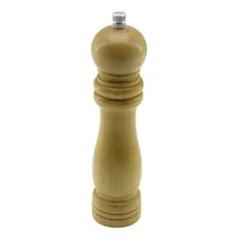 Lb Büyük Çap: 4.5cm - Uzunluk: 19cm Ahşap Tuz - Baharat Öğütücü Çok Renkli