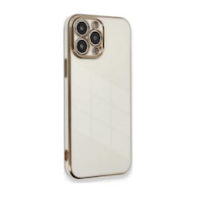 Apple iPhone Uyumlu  15 Pro Kılıf Volet Silikon -  Beyaz