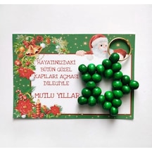 Yeşil 10 Adet Anahtarlık - Yılbaşı Hediyesi - Christmas Gift
