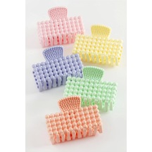 Dikdörtgen Renkli Mandal Toka 6 Cm Pembe