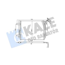 Kale 376200 Klima Radyatoru 5n0820411c 5n0820411d 5n0820411e